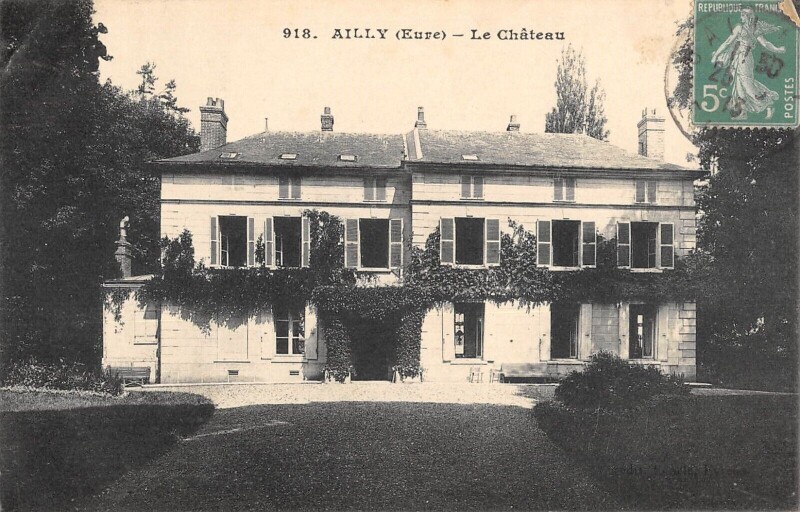Carte postale ancienne Ailly Le Chateau à Ailly