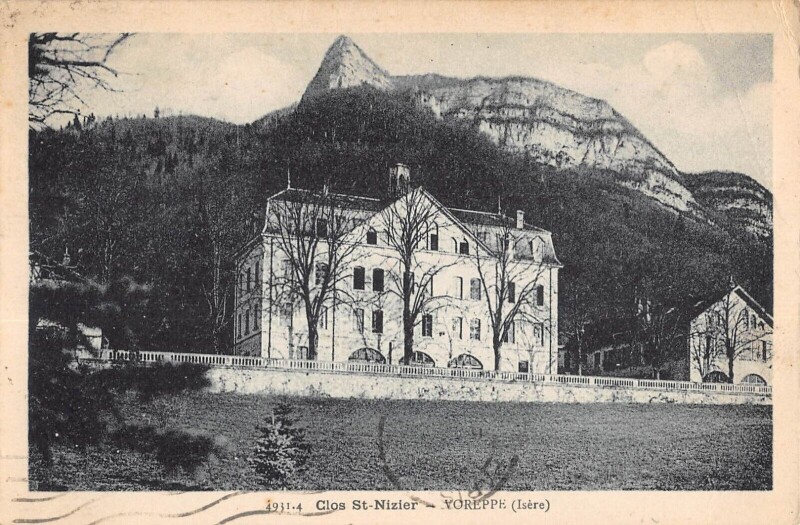 Carte postale ancienne Clos Saint Nizier Voreppe à Voreppe