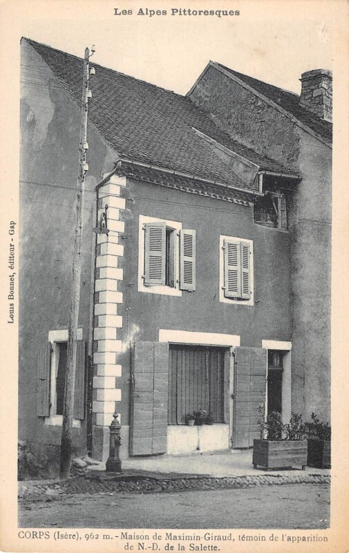 Carte postale ancienne Corps Maison De Maximin Giraud à Corps