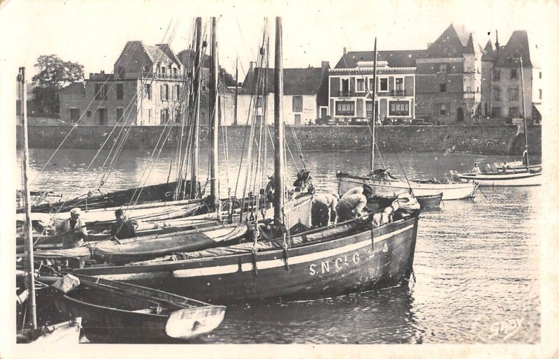 Carte postale ancienne Piriac Sur Mer Le Port à Piriac-sur-Mer