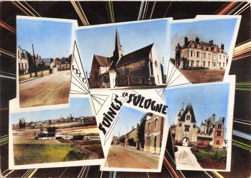 Carte postale ancienne Soings En Sologne à Soings-en-Sologne