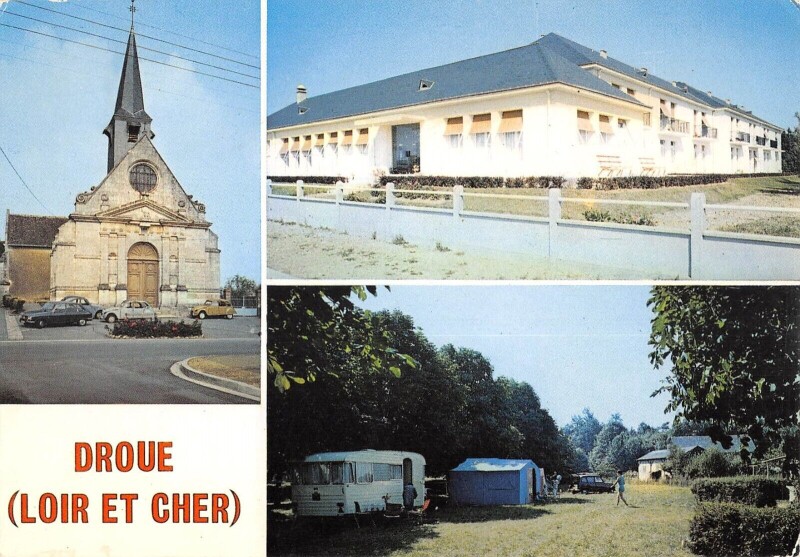 Carte postale ancienne Droue Eglise