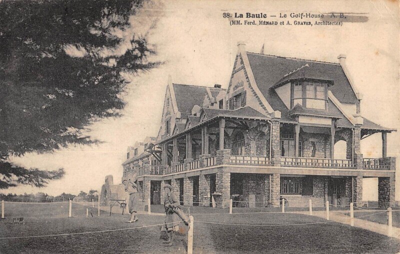 Carte postale ancienne La Baule Le Golf House