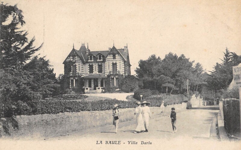 Carte postale ancienne La Baule Villa Darlu
