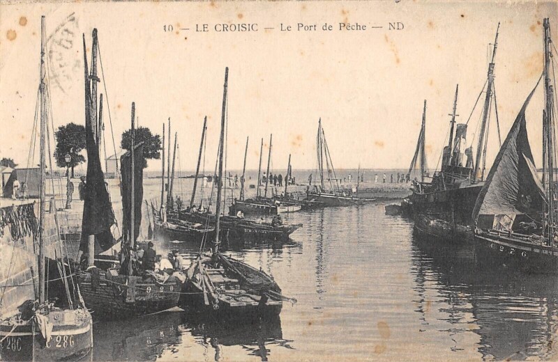 Carte postale ancienne Le Croisic Le Port De Peche au Croisic