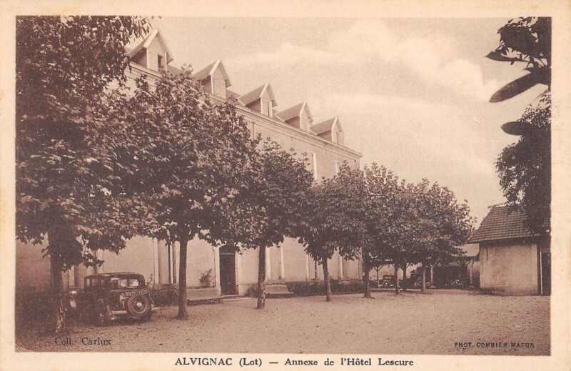 Carte postale ancienne Alvignac Annexe De L'Hotel Lescure à Alvignac