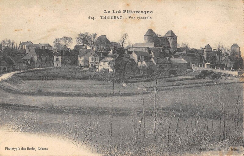 Carte postale ancienne Thedirac Vue Generale