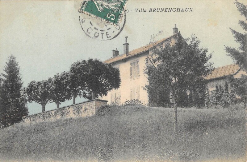 Carte postale ancienne Glanon Villa Brunenghaux à Glanon