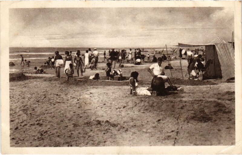 Carte postale ancienne Fort-Mahon-Plage La Plage à Fort-Mahon-Plage