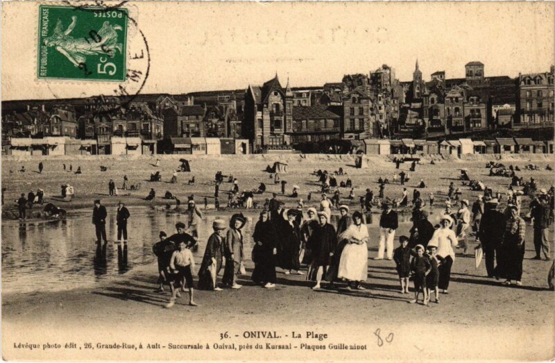 Carte postale ancienne Onival La Plage