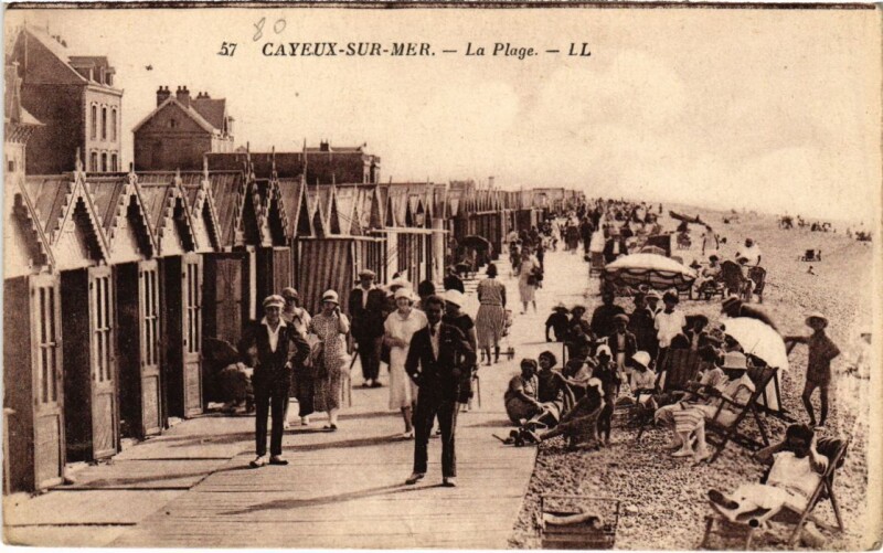 Carte postale ancienne Cayeux-sur-Mer La Plage à Cayeux-sur-Mer