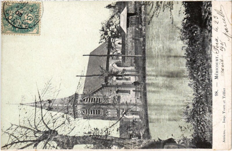 Carte postale ancienne Mericourt L'Eglise
