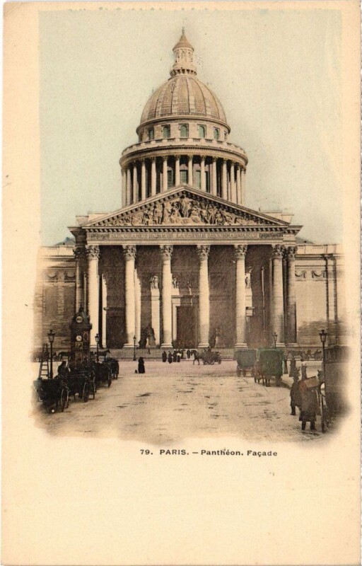 Carte postale ancienne Paris 5e le Pantheon à Paris 5e