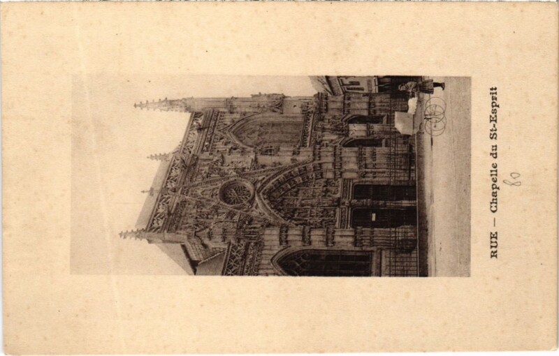 Carte postale ancienne Rue Chapelle du Saint-Esprit