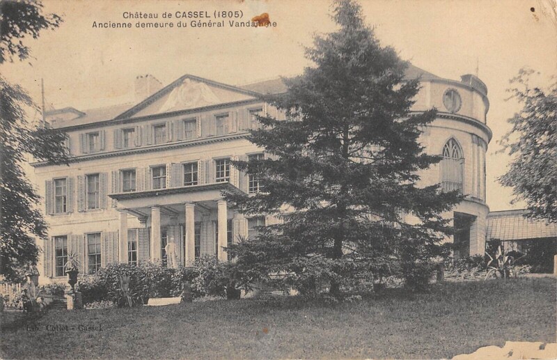 Carte postale ancienne Chateau De Cassel à Cassel
