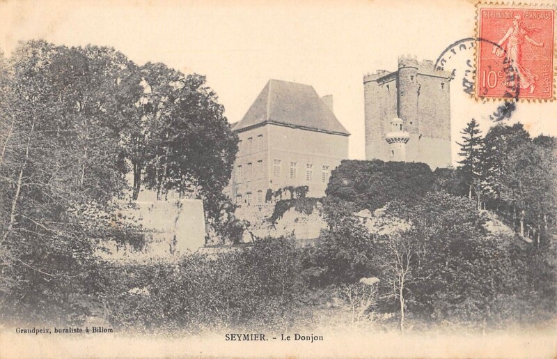 Carte postale ancienne Seymier Le Donjon