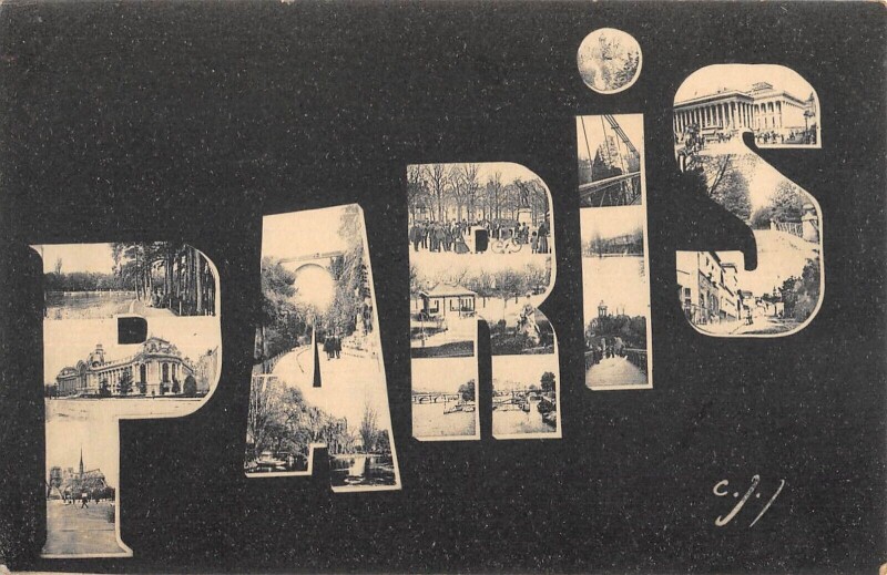 Carte postale ancienne Paris