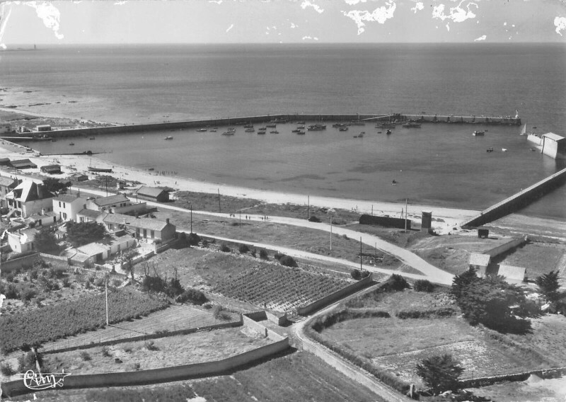 Carte postale ancienne Ile De Noirmoutier L'Herbaudiere Le Port