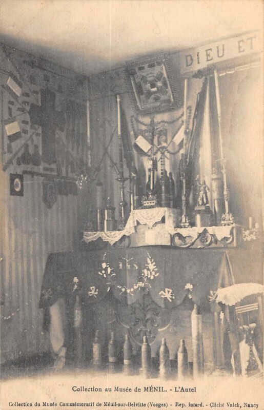 Carte postale ancienne Collection Au Musee De Menil L'Autel