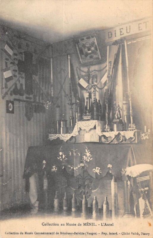 Carte postale ancienne Collection Au Musee De Menil L'Autel