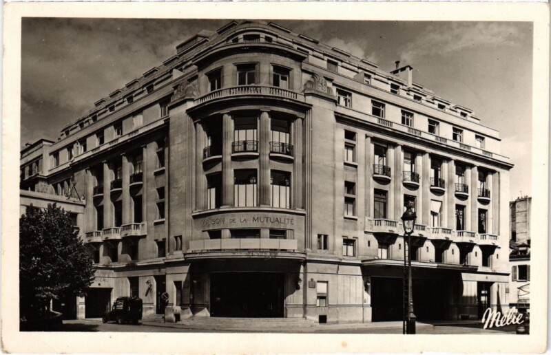 Carte postale ancienne Paris 5e palais de la Mutualite à Paris 5e