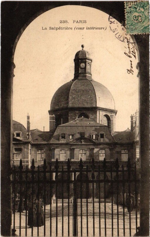 Carte postale ancienne Paris 13e La salpetriere à Paris 13e