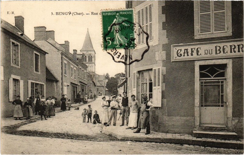 Carte postale ancienne Bengy Rue