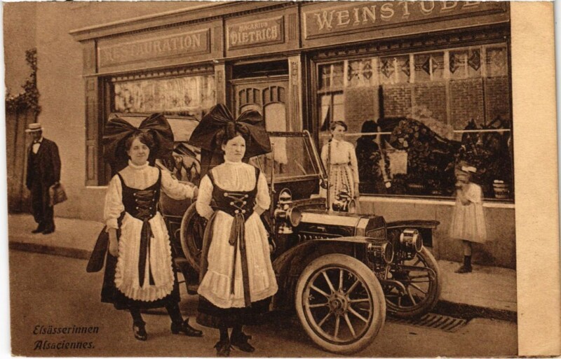 Carte postale ancienne Alsace Alsaciennes