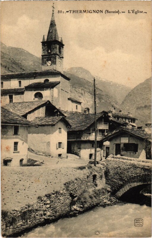 Carte postale ancienne Thermignon l'Eglise