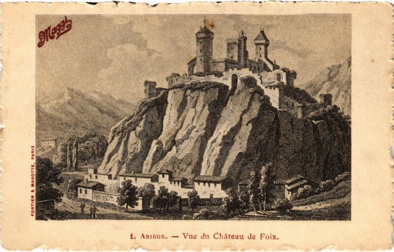 Carte postale ancienne Foix le Chateau