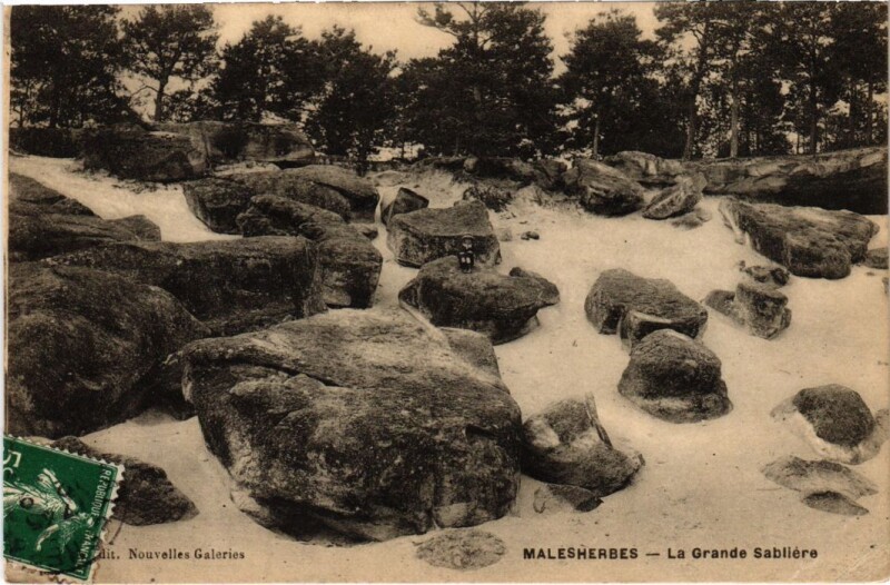 Carte postale ancienne Malesherbes Grande Sabliere