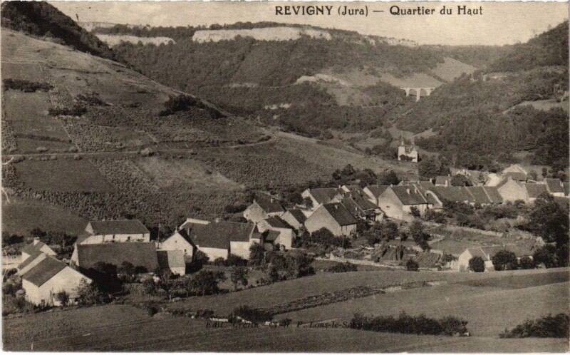 Carte postale ancienne Revigny Quartier du Haut à Revigny