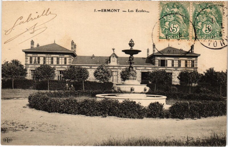 Carte postale ancienne Ermont Les Ecoles à Ermont