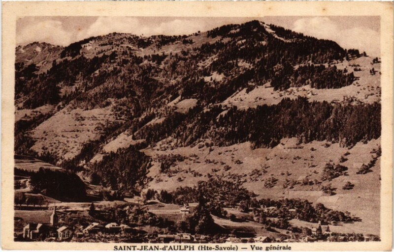 Carte postale ancienne Saint-Jean-D'Aulph vue generale