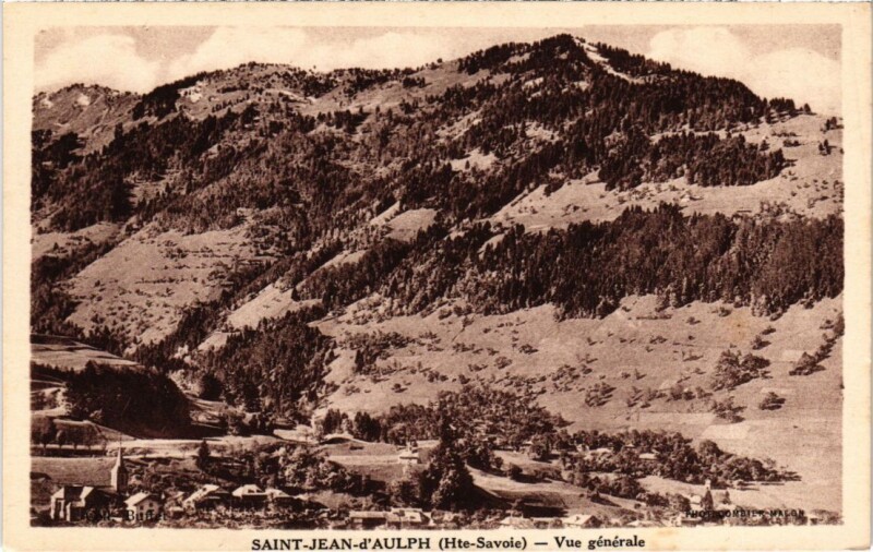Carte postale ancienne Saint-Jean-D'Aulph vue generale
