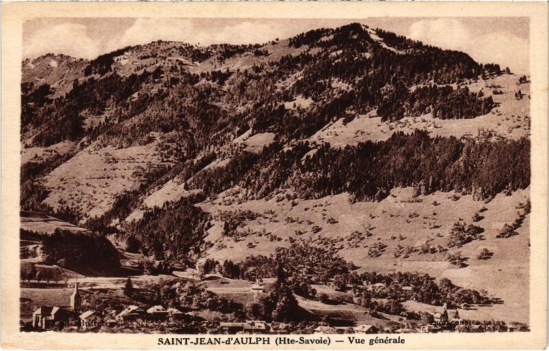 Carte postale ancienne Saint-Jean-D'Aulph vue generale