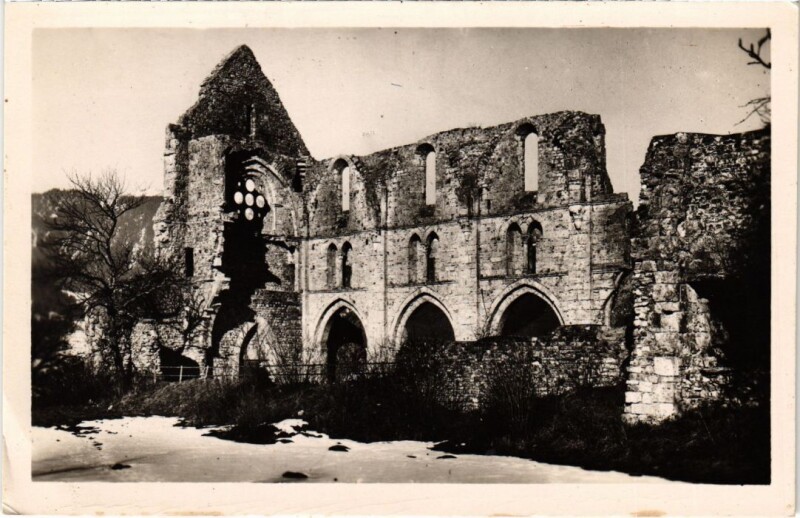Carte postale ancienne Saint-Jean-D'Aulph ruine de l'Abbaye