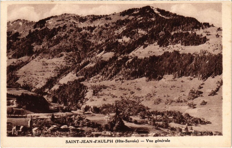 Carte postale ancienne Saint-Jean-D'Aulph vue generale