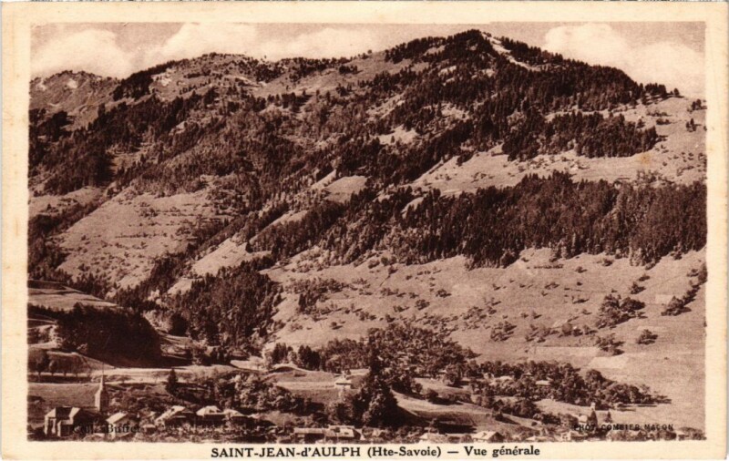 Carte postale ancienne Saint-Jean-D'Aulph vue generale