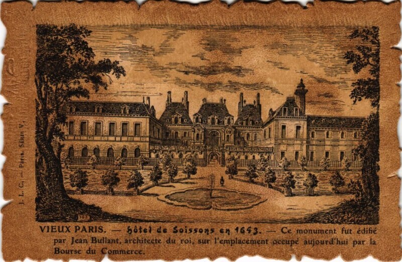 Carte postale ancienne Vieux Paris Hotel de Soissons