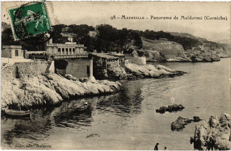 Carte postale ancienne Marseille Panorama del Maldorme à Marseille