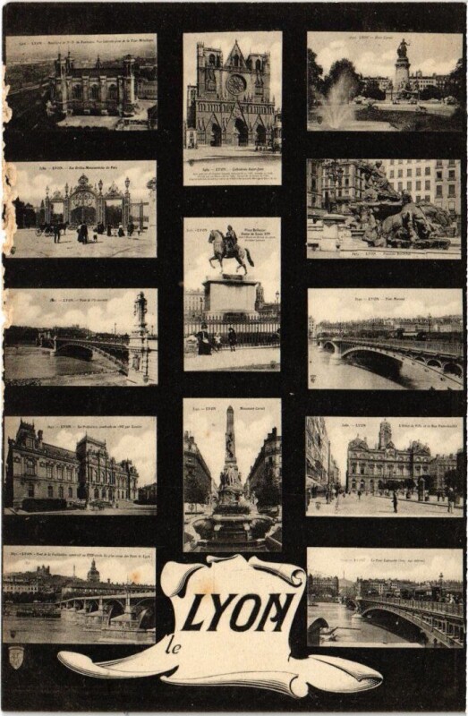 Carte postale ancienne Lyon