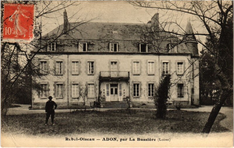 Carte postale ancienne Rebel-Oiseau Adon par la BUssiere