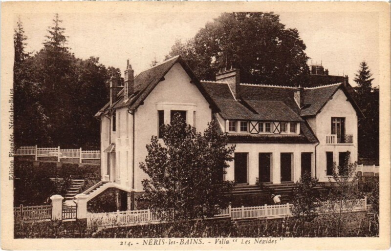 Carte postale ancienne Neris-Les-Bains Vila les Neaides