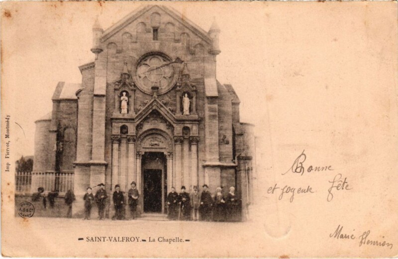 Carte postale ancienne Saint-Valfroy La Chapelle