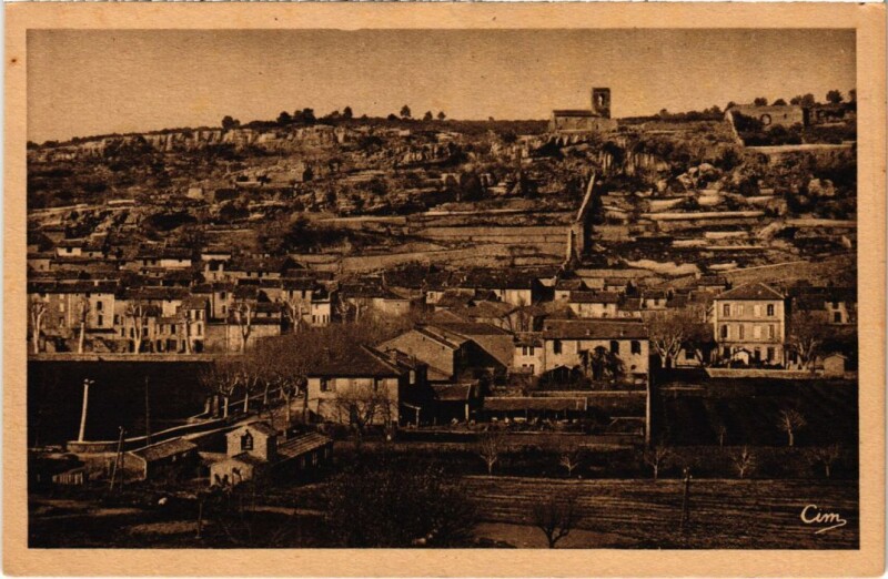 Carte postale ancienne Jouques Vue generale à Jouques