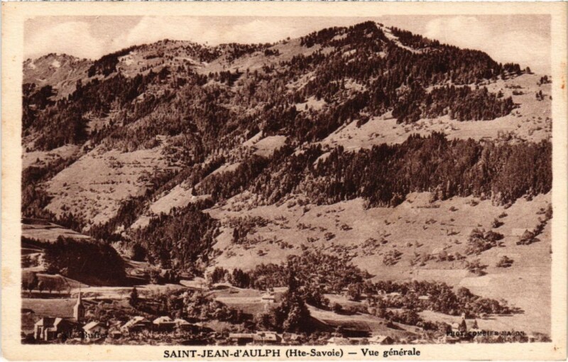 Carte postale ancienne Saint-Jean-D'Aulph vue generale