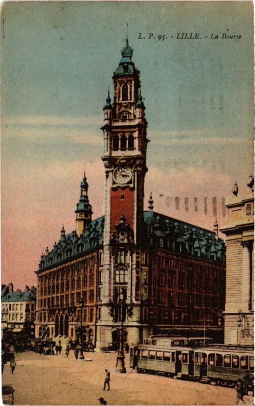Carte postale ancienne Lille La Bourse à Lille