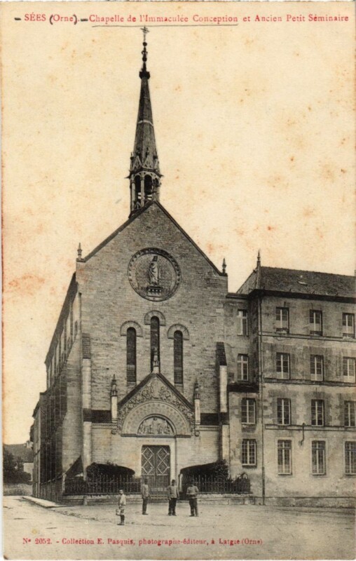 Carte postale ancienne Sees Chapelle de l'immaculee Conception