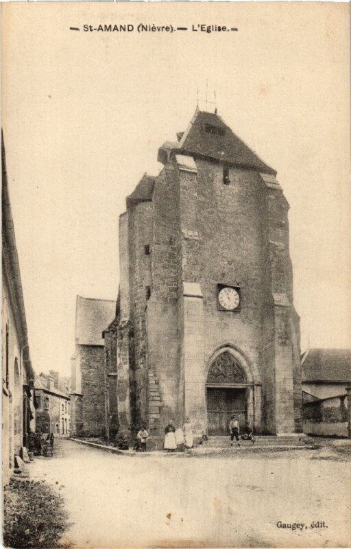 Carte postale ancienne Saint-Amand l'Eglise